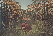 Henri Rousseau Monkeys in the Virgin Forest oil